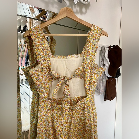 FRNCH Paris dainty floral cut-out jumpsuit - Picture 8 of 12